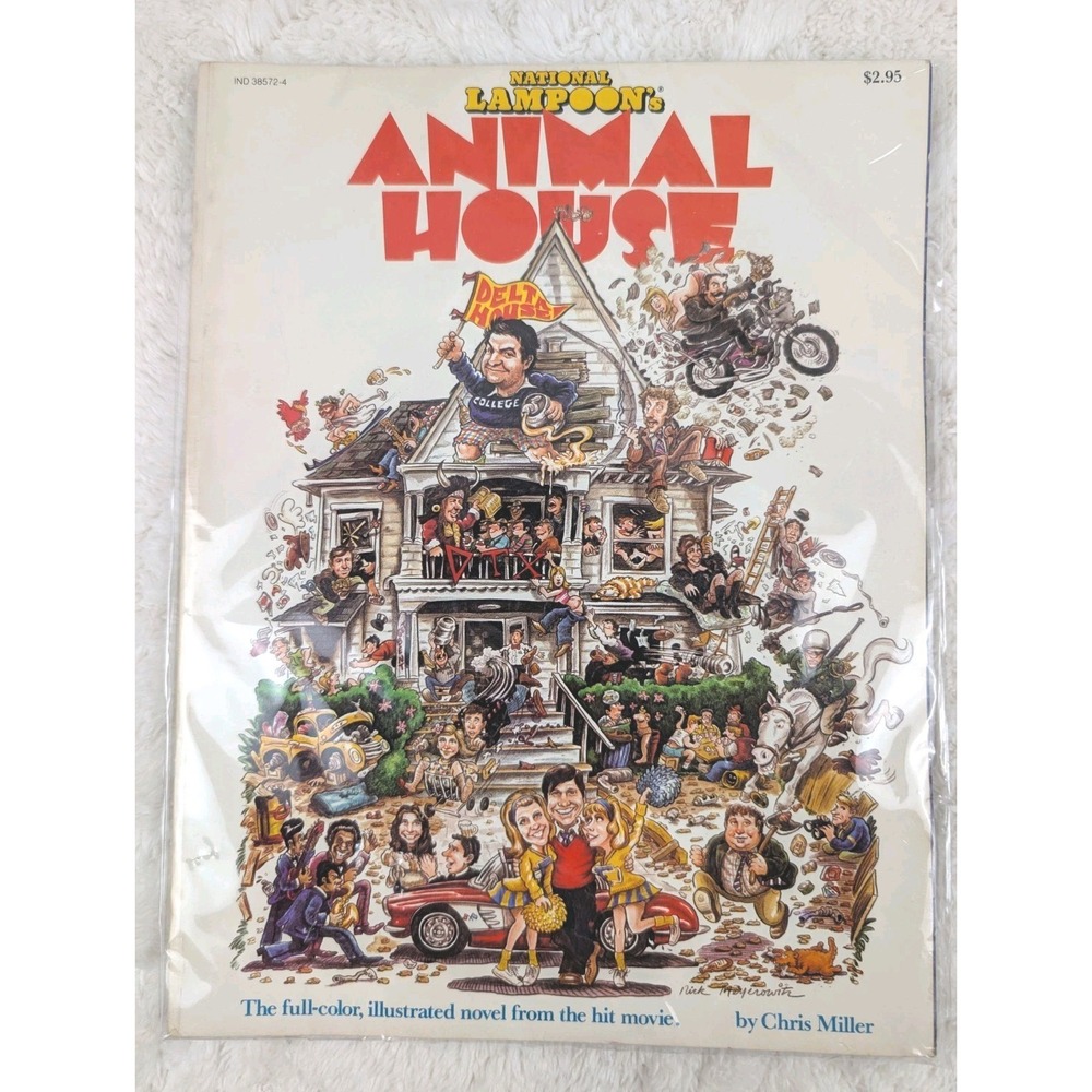 1978 National Lampoon's Animal House Illustrated Novel Chris Miller 1st Printing